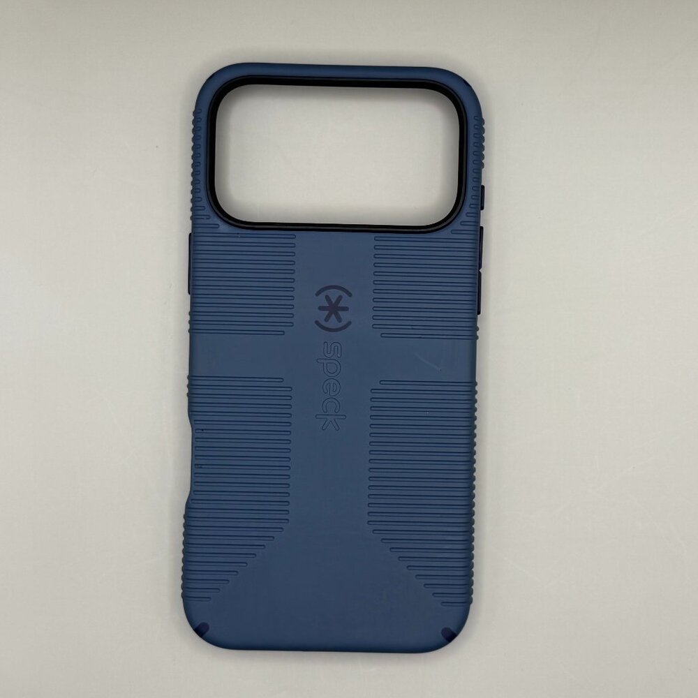 Speck CANDYSHELL Grip +MS Case for iPhone 17 Pro Max - Mystery Blue/Faded Denim